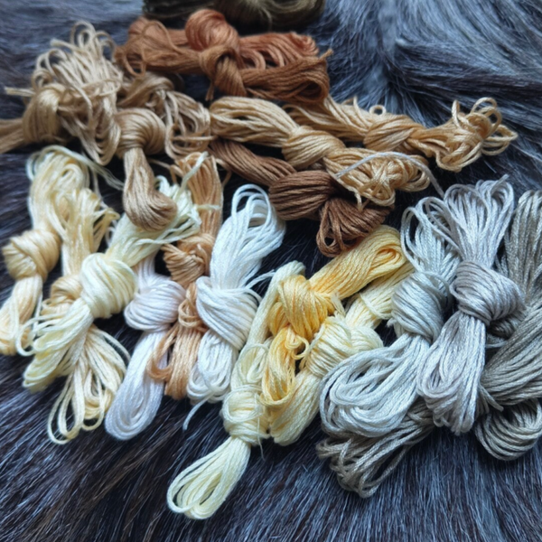 Aksenttisetin lankakoristelu