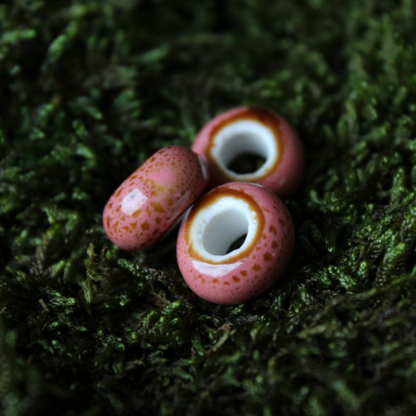 Keraaminen helmi Ø 5mm, koralli