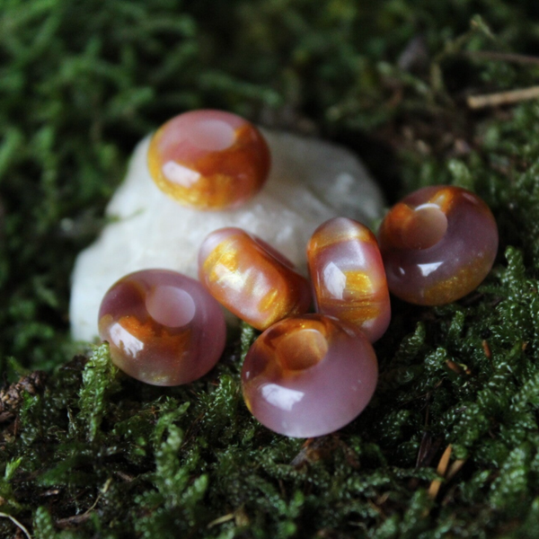 Akryylihelmi rondelli Ø 4mm, purppura