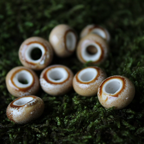 Keraaminen helmi Ø 5mm, beige