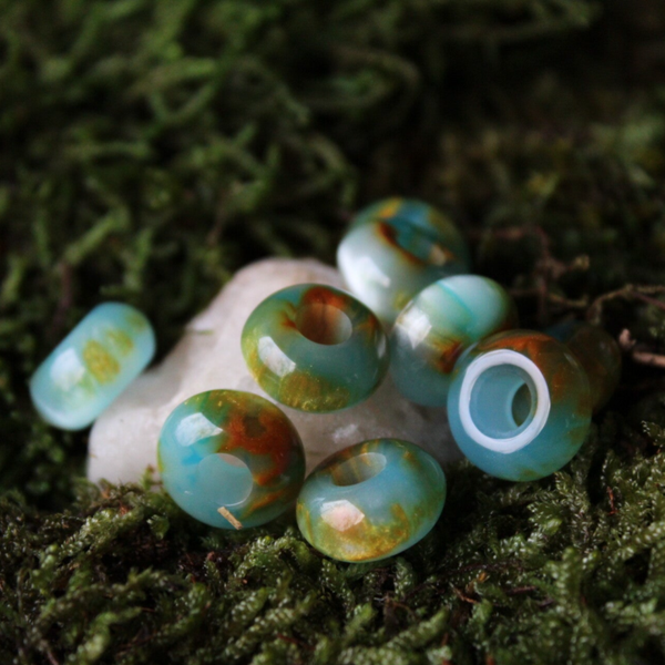 Akryylihelmi rondelli Ø 4mm, sininen