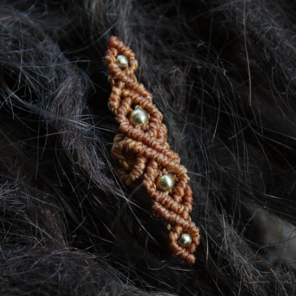 Makramee-helmi Ø 7-8mm, Kajokoru