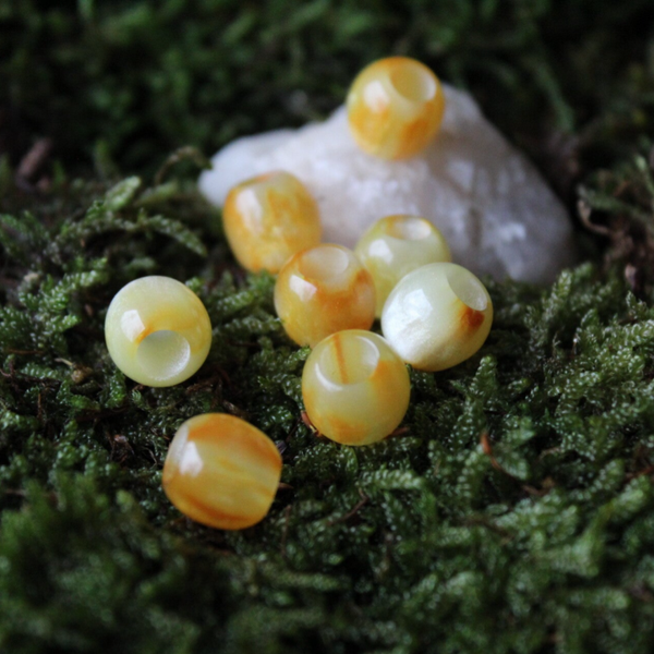 Akryylihelmi Ø 5mm, keltainen