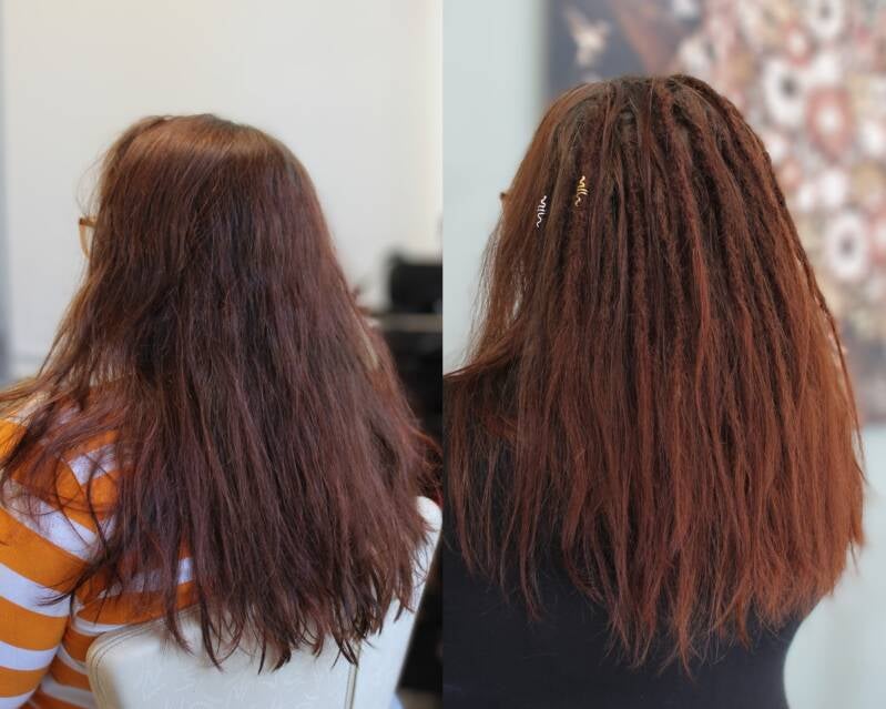 Osatakutus ✨ väleissä rivit vapaata hiusta tuomassa keveyttä