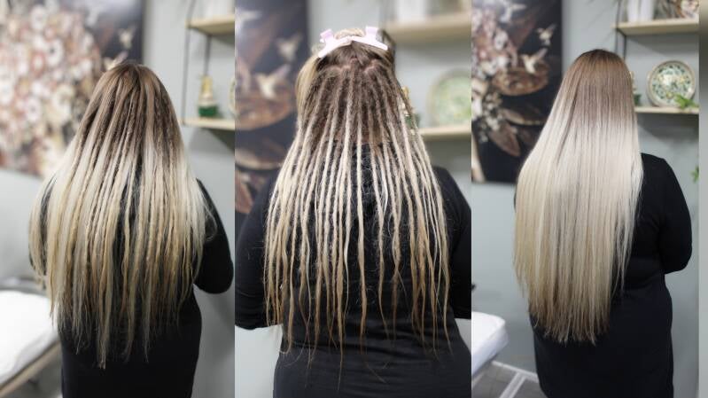 Puolen pään takutus, vain omaa tukkaa ✨