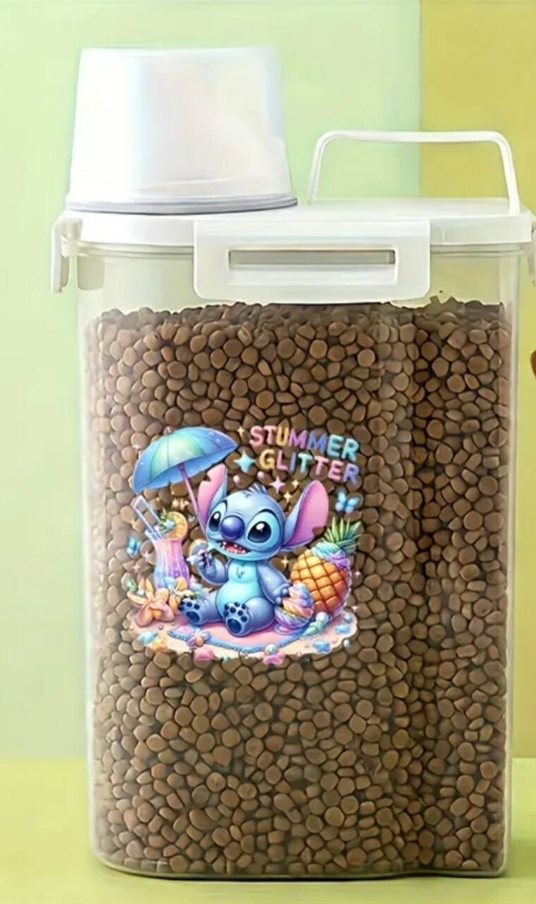 Boîte de Stockage pour Nourriture d'Animaux à Grande Capacité Thème