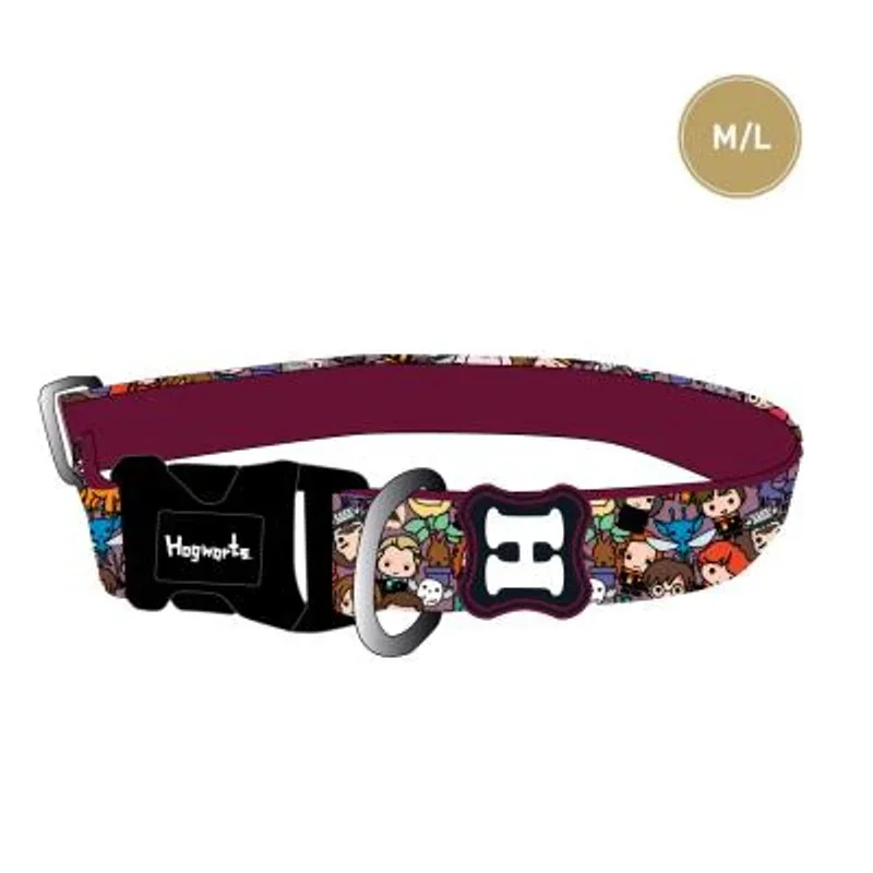 Harry Potter Collier pour chiens M/L multicolore réglable