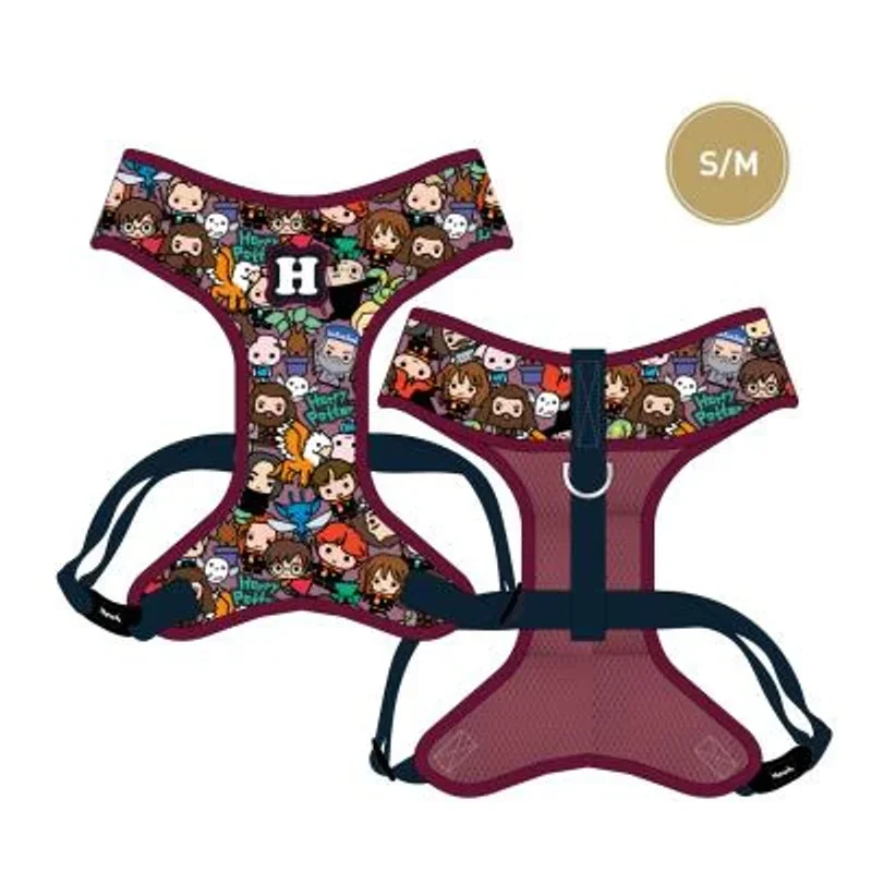 Harry potter Harnais pour chiens S/M multicolore réglable respirant