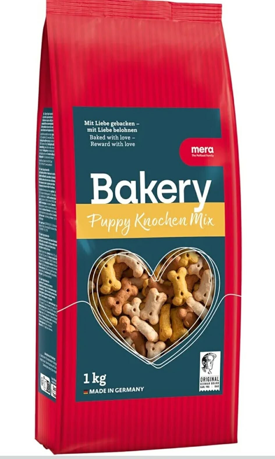 MERA 1KG Mélange de Friandises en Forme d’Os pour Chiot