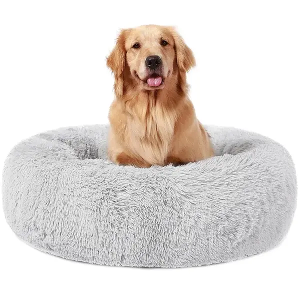 Lit de parc en peluche pour chiens 100 cm