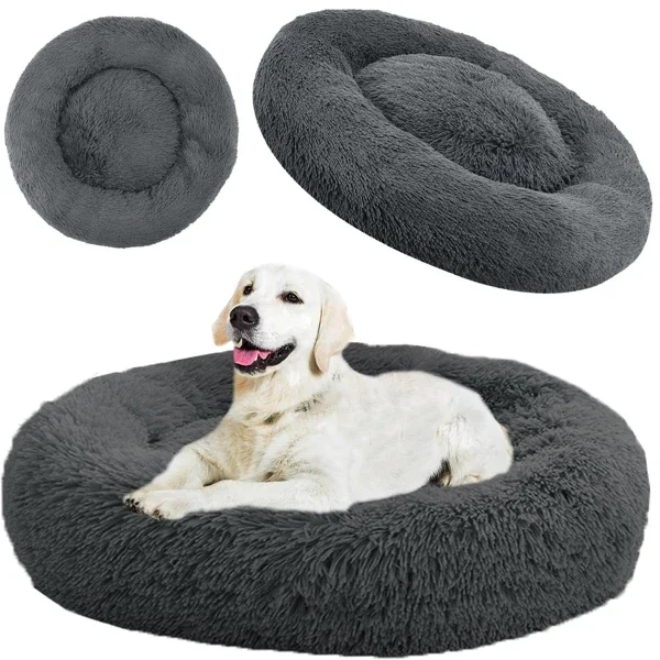 Lit en peluche pour chiens 80 CM
