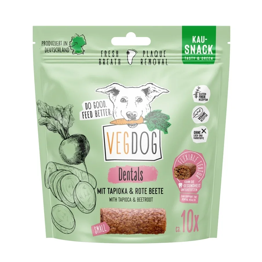 Bâtonnets dentaires végétaux VEGDOG 120 g