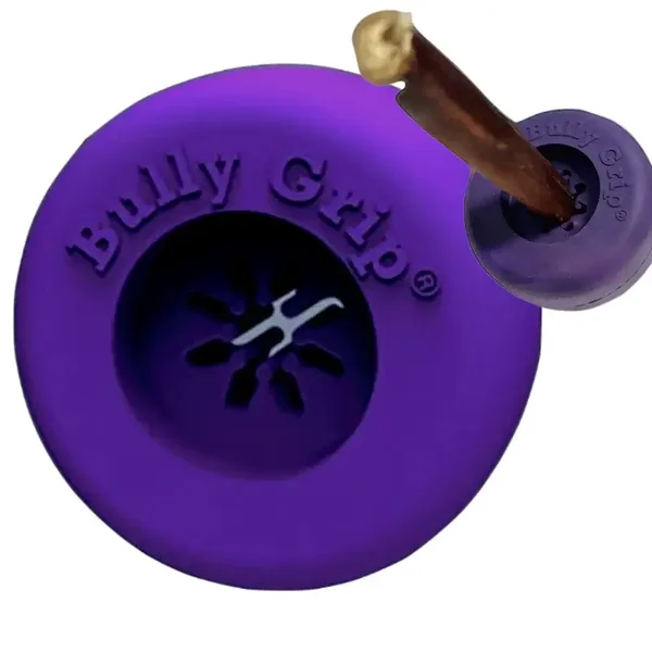 Bully Grip Porte-Bâtonnet de Bœuf Moyen Jouet à Mâcher pour Chiens Caoutchouc Résistant