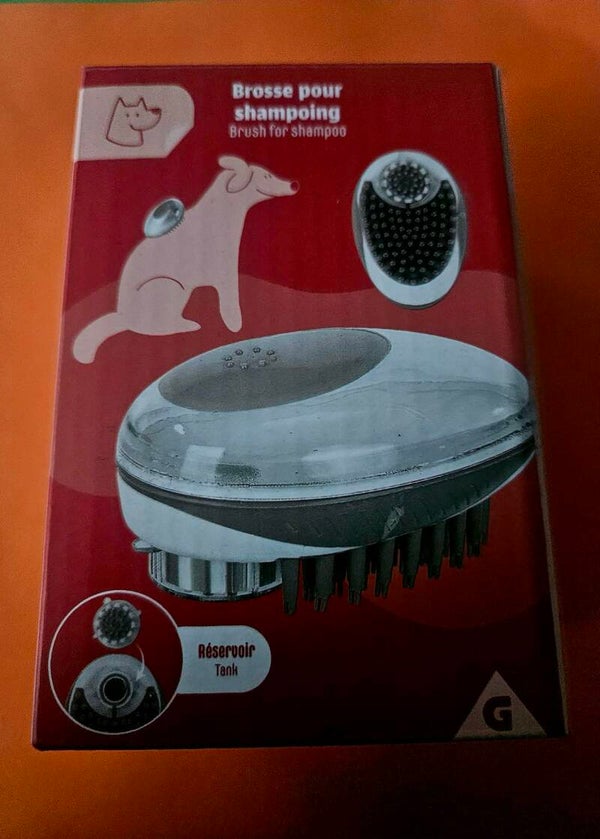 BROSSE POUR SHAMPOING CHIEN