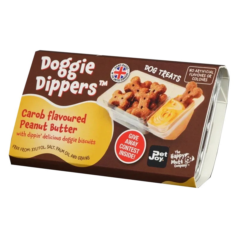 Pet Joy x Happy Mutt company - Doggie Dippers Carob