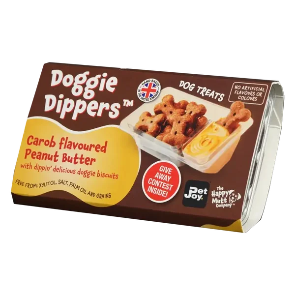 Pet Joy x Happy Mutt company - Doggie Dippers Carob