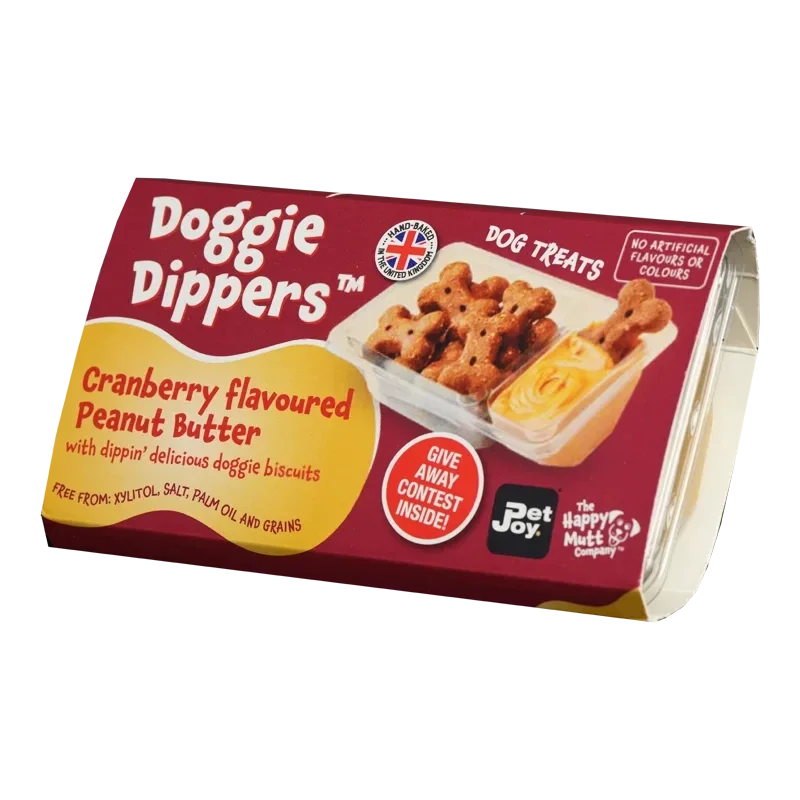 Pet Joy x Happy Mutt company - Doggie Dippers Cranberry