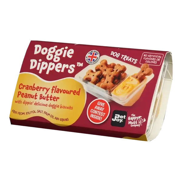 Pet Joy x Happy Mutt company - Doggie Dippers Cranberry