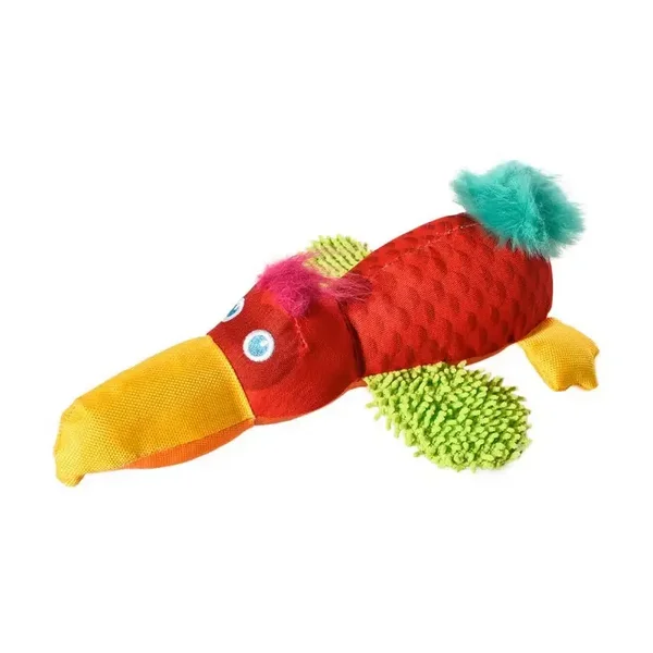 Jouet en peluche en forme de perroquet