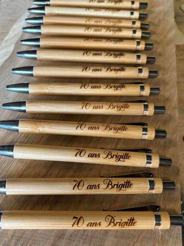 Stylo bamboo personnalisé