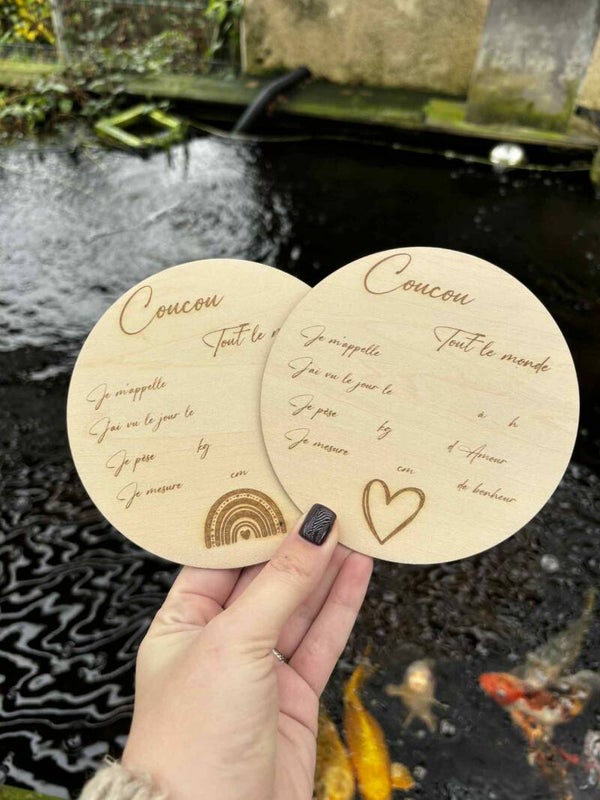 Rond Bienvenue bébé