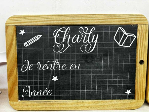 Ardoise rentrée scolaire