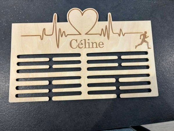 Porte médaille course à pied