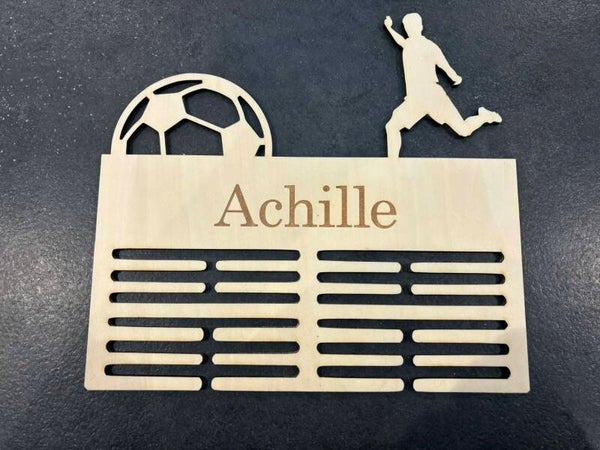 Porte médaille Foot