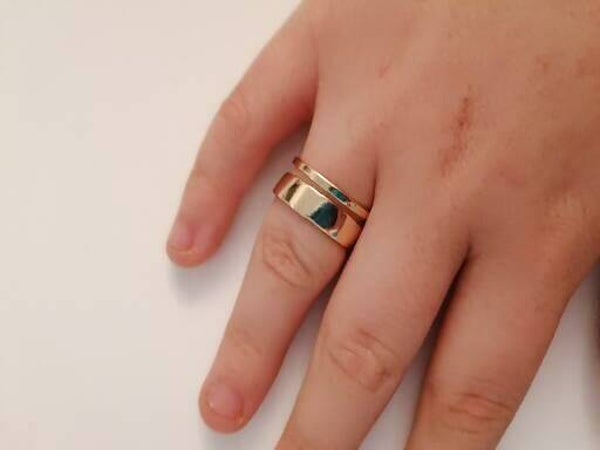 Gouden gold ring