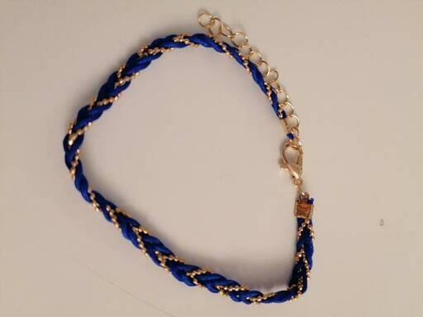 Blauw enkelbandjes