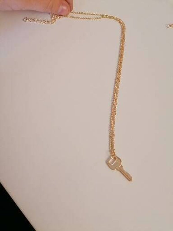 Sleutel ketting goud