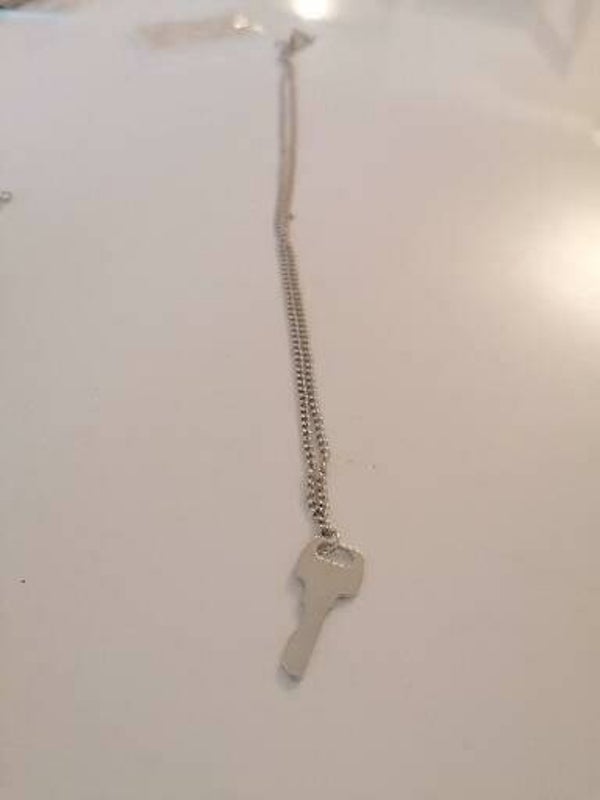 Sleutel ketting zilver