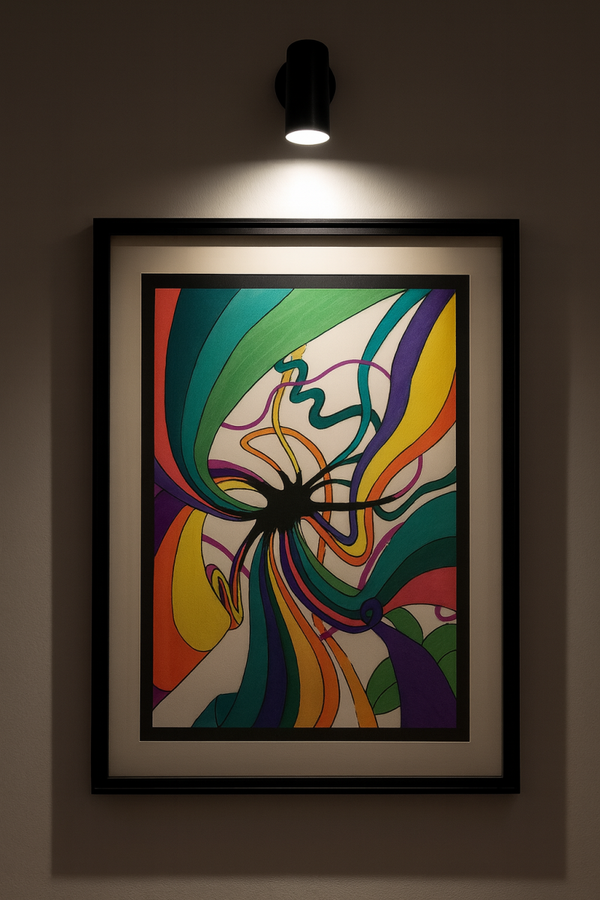 CHROMATIC WEB— Art Prints”(contact me for preferred size)"