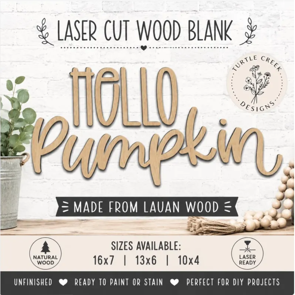 Blank Wood Cutout
