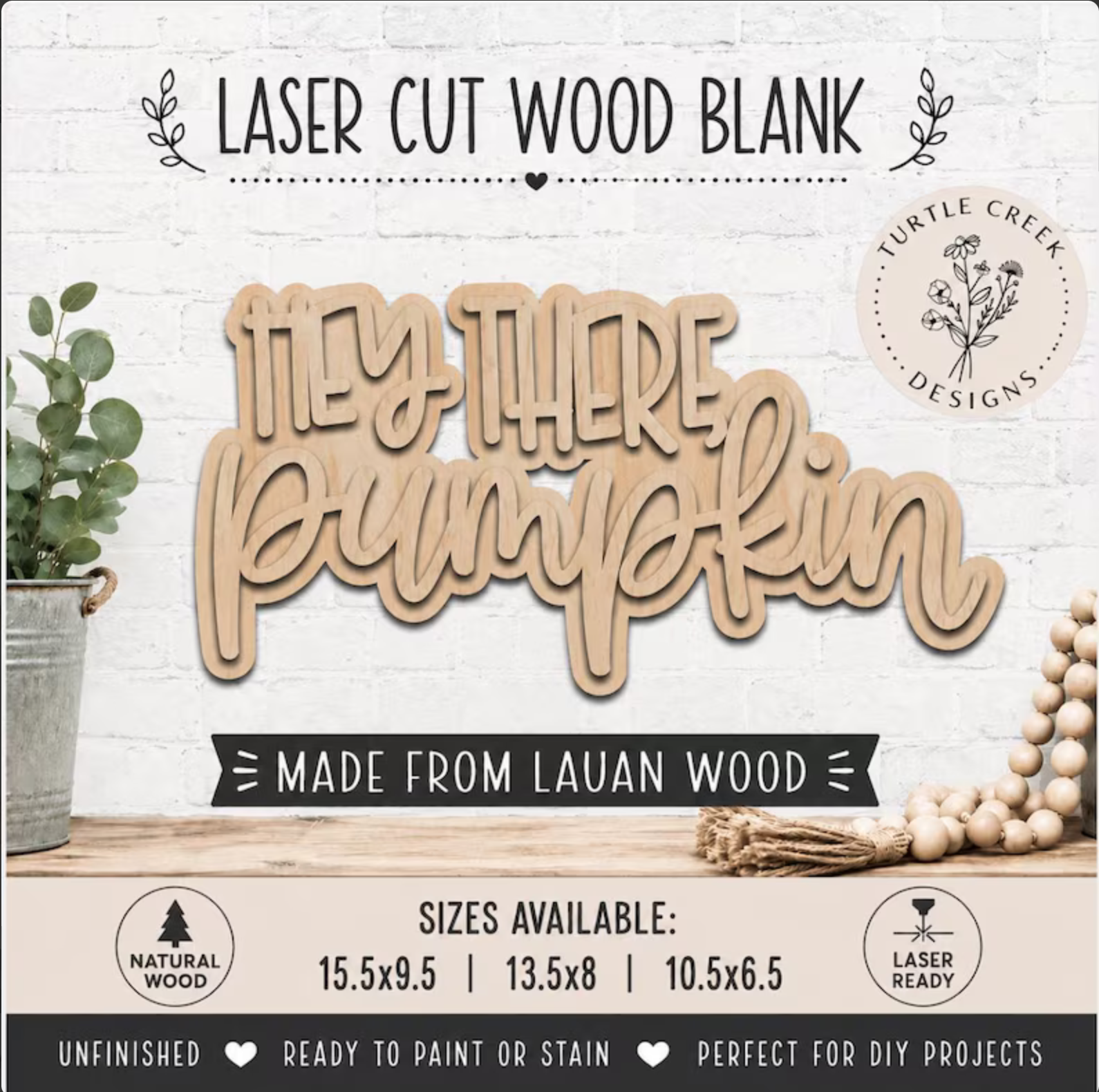 Wood Blank Cutout/Off Set