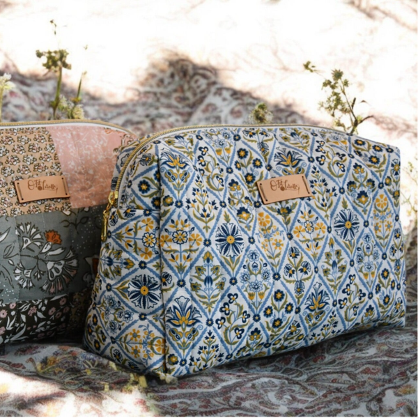 Trousse Matelassée Gaze de coton