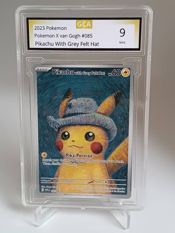 0050754 (Pikachu with grey felt hat)
