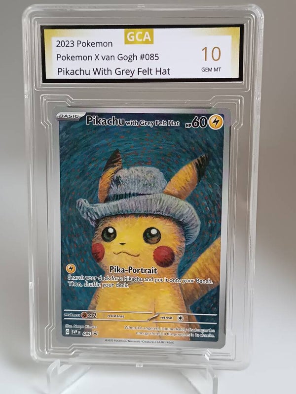 0050710 (Pikachu with grey felt hat)