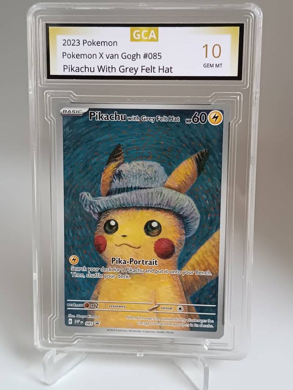 0050715 (Pikachu with grey felt hat)