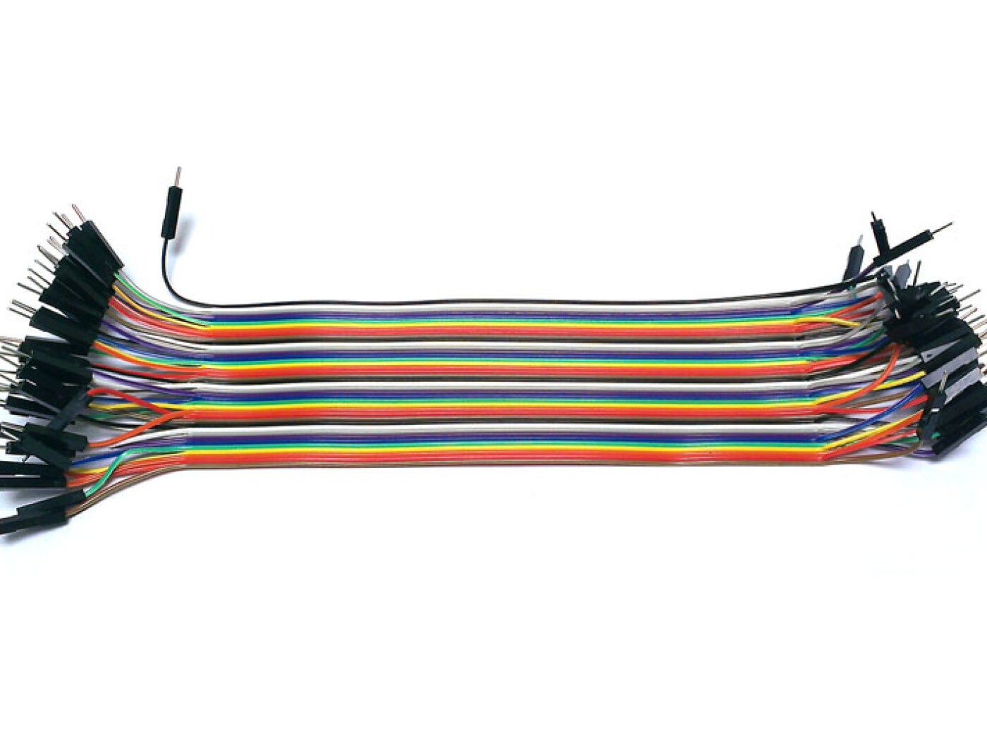 Premium Jumperwires op strip - 40 stuks - M/M - 20cm