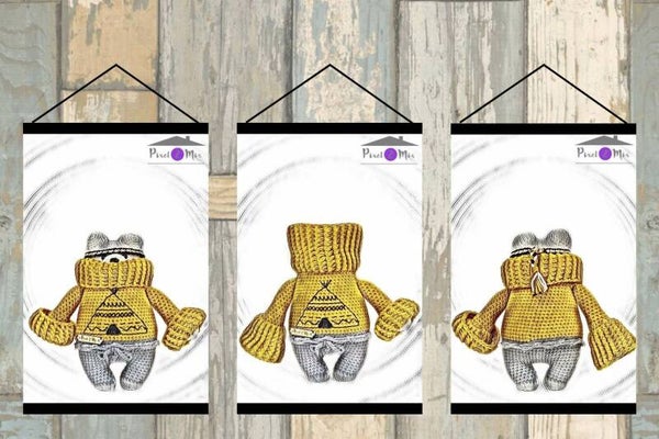 Benito - De Indiaanse Poolbeer - Poster A3/A4 * 3-Luik