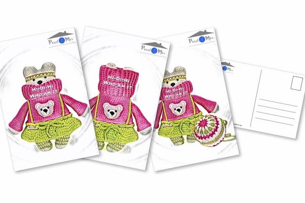 Bernadette - De Indiaanse Poolberin - Kaart - Set van 3