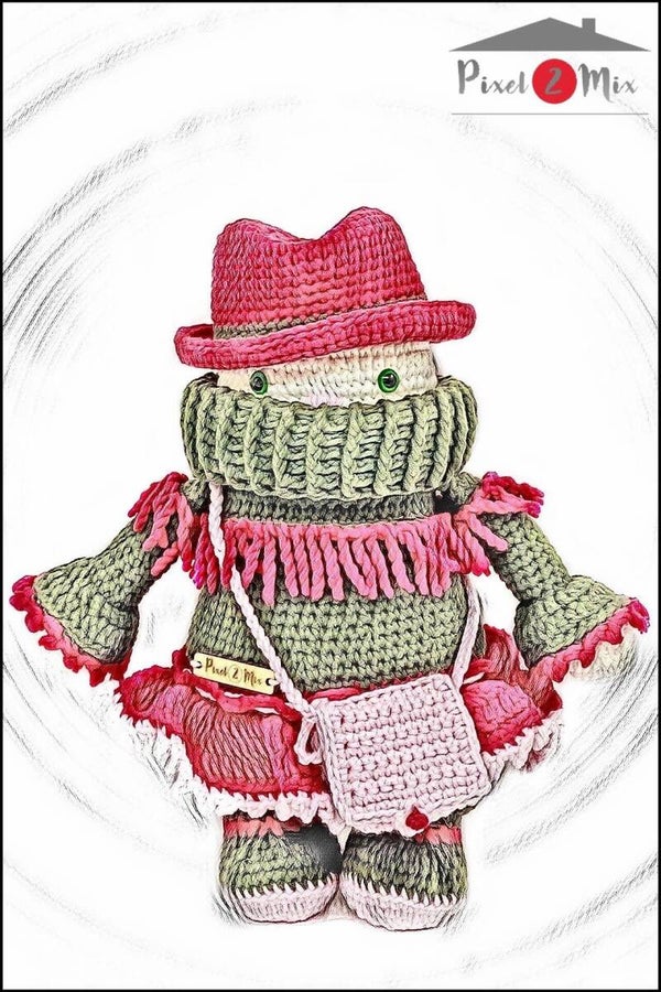 Caroline -  De CowGirl Poes - Poster A3/A4 (1)