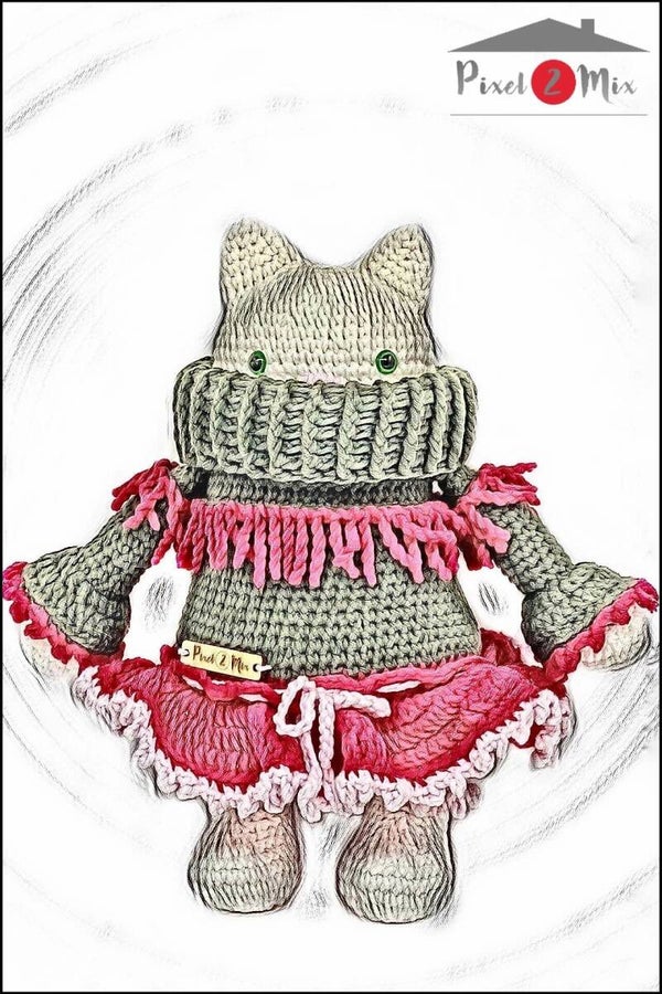 Caroline -  De CowGirl Poes - Poster A3/A4 (3)