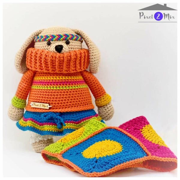 Daisy - Het Hondje - Gehaakte Knuffel