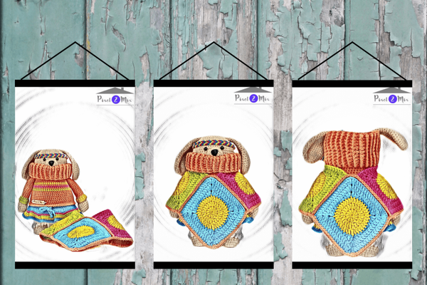 Daisy - Het Hondje - Poster A3/A4 - 3-Luik