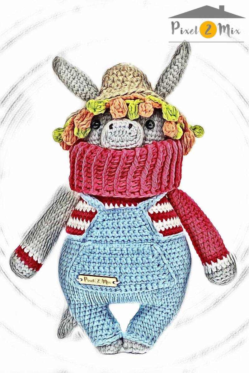 Prachtige Gehaakte Knuffel Ansichtkaarten: Pixel 2 Mix -Homemade Crafts- Ontdek onze collectie ansichtkaarten met afbeeldingen van onze liefdevol gehaakte knuffels! Perfect om te versturen naar vrienden en familie als een unieke en charmante verrassing. E