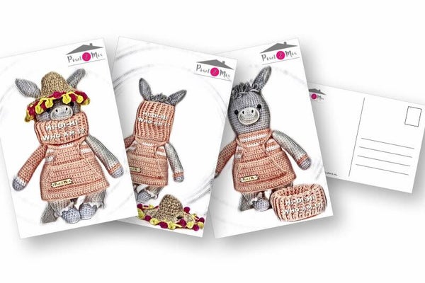 Donatella - Het Ezelinnetje - Kaart - Set van 3