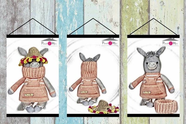 Donatella - Het Ezelinnetje - Poster A3/A4 - 3-Luik