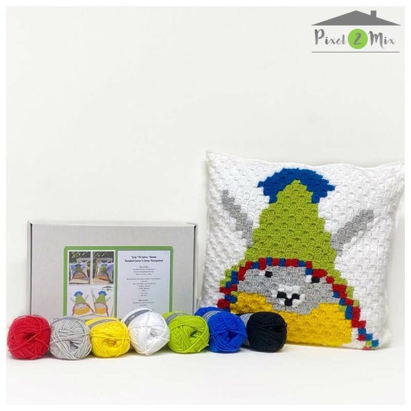 Lexy - De Lama - Kussen - C2C Haakpakket